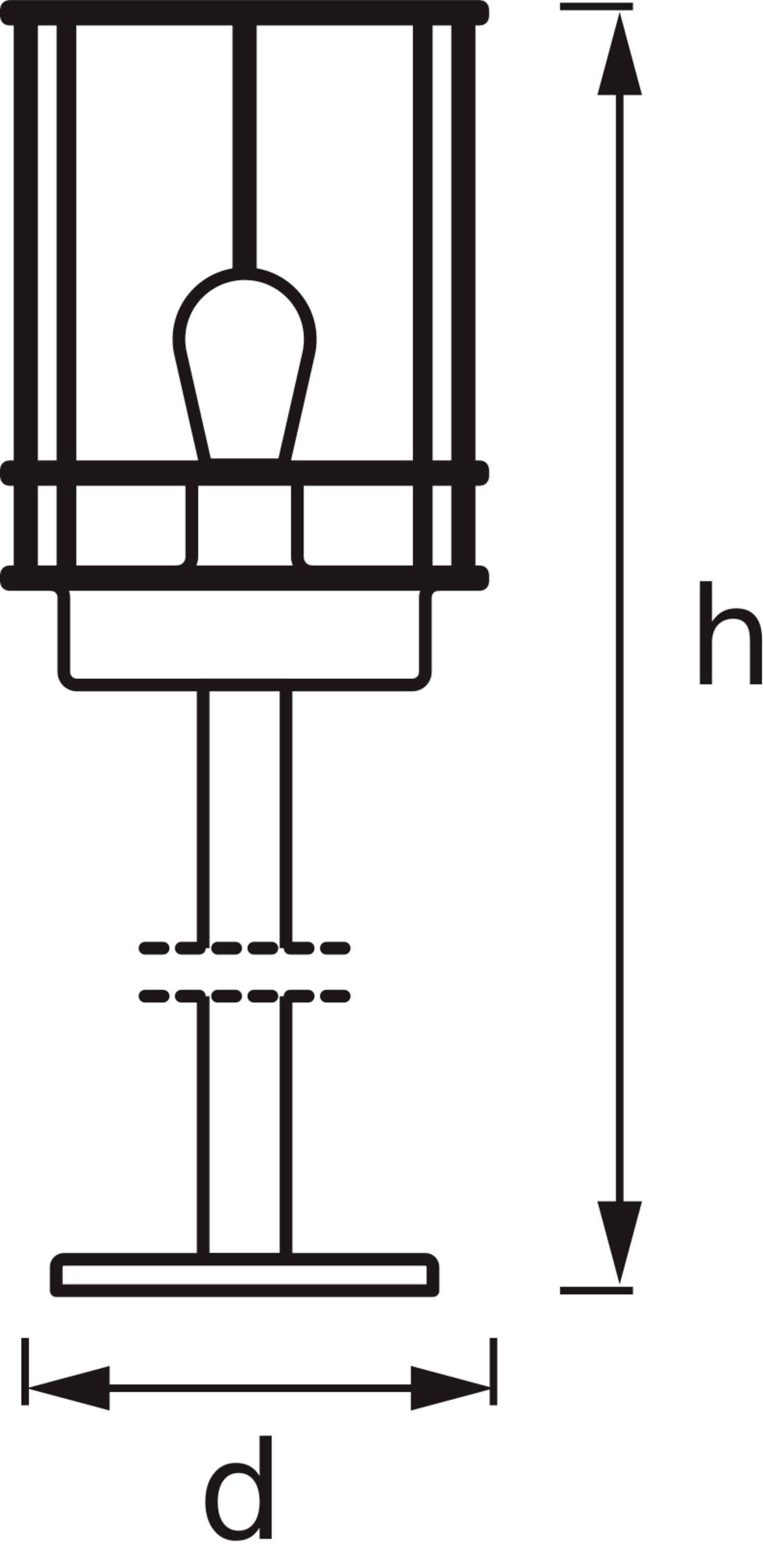 OSRAM HOMELIGHTING ENDURA Classic Post 55cm E27 4099854452239 LED-es kültéri fali lámpa LED E27 Acél-3
