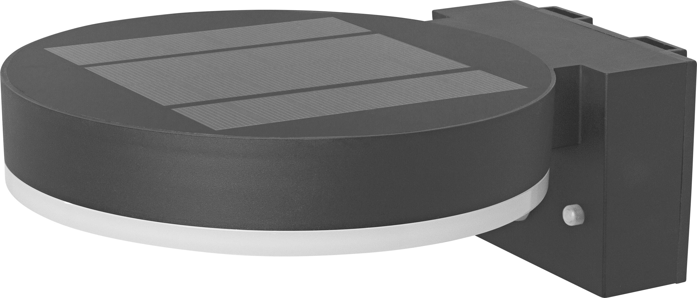 OSRAM HOMELIGHTING ENDURA Style Solar Wall Sensor Single Circle 6W Black 4099854455568 LED-es kültéri fali lámpa LED Fix-0