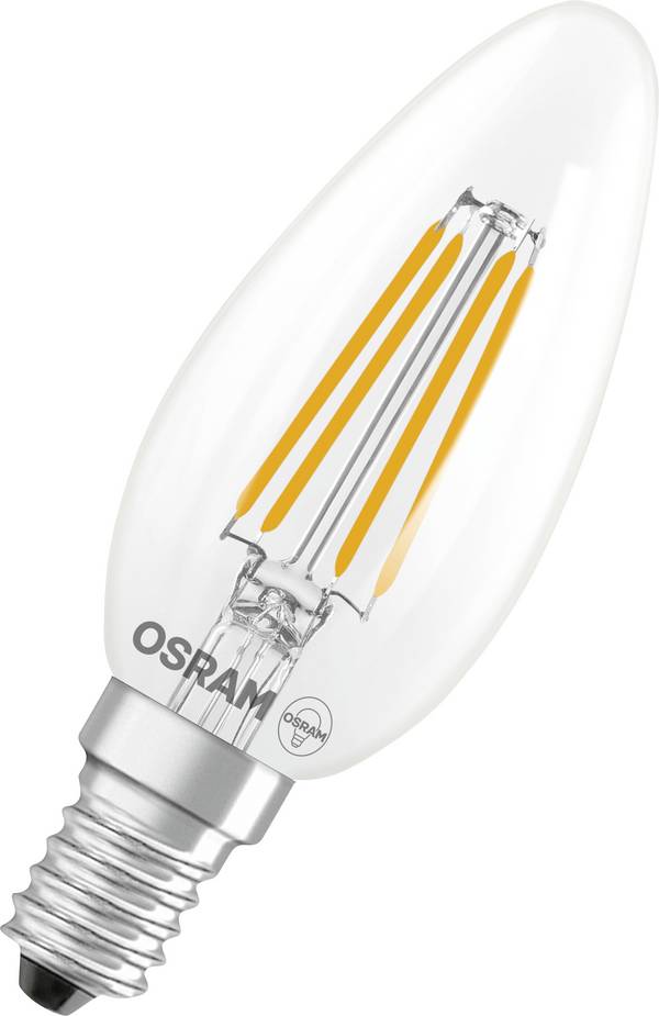 OSRAM HOMELIGHTING 4099854467776 LED EEK D (A - G) E14  3.4 W Melegfehér (Ø x Ma) 35.00 mm x 35.00 mm  1 db