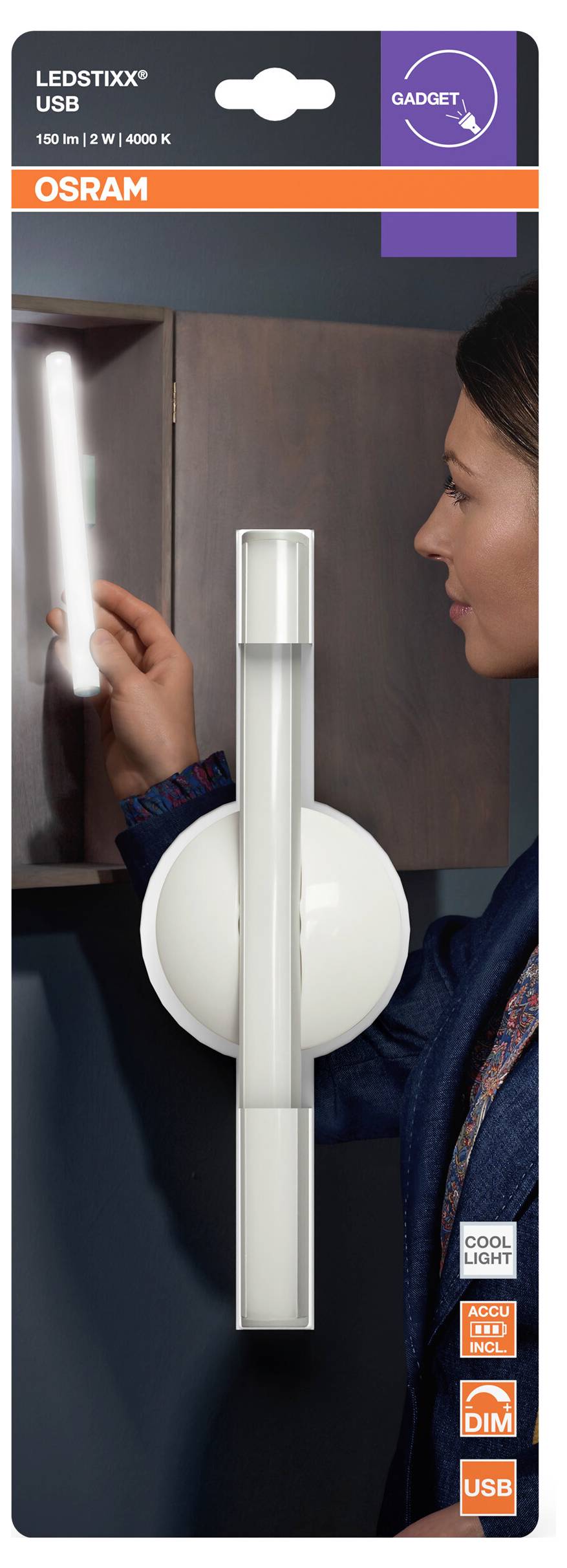 OSRAM HOMELIGHTING LEDstixx USB Silver 4099854497599 Kültéri fényszóró-2