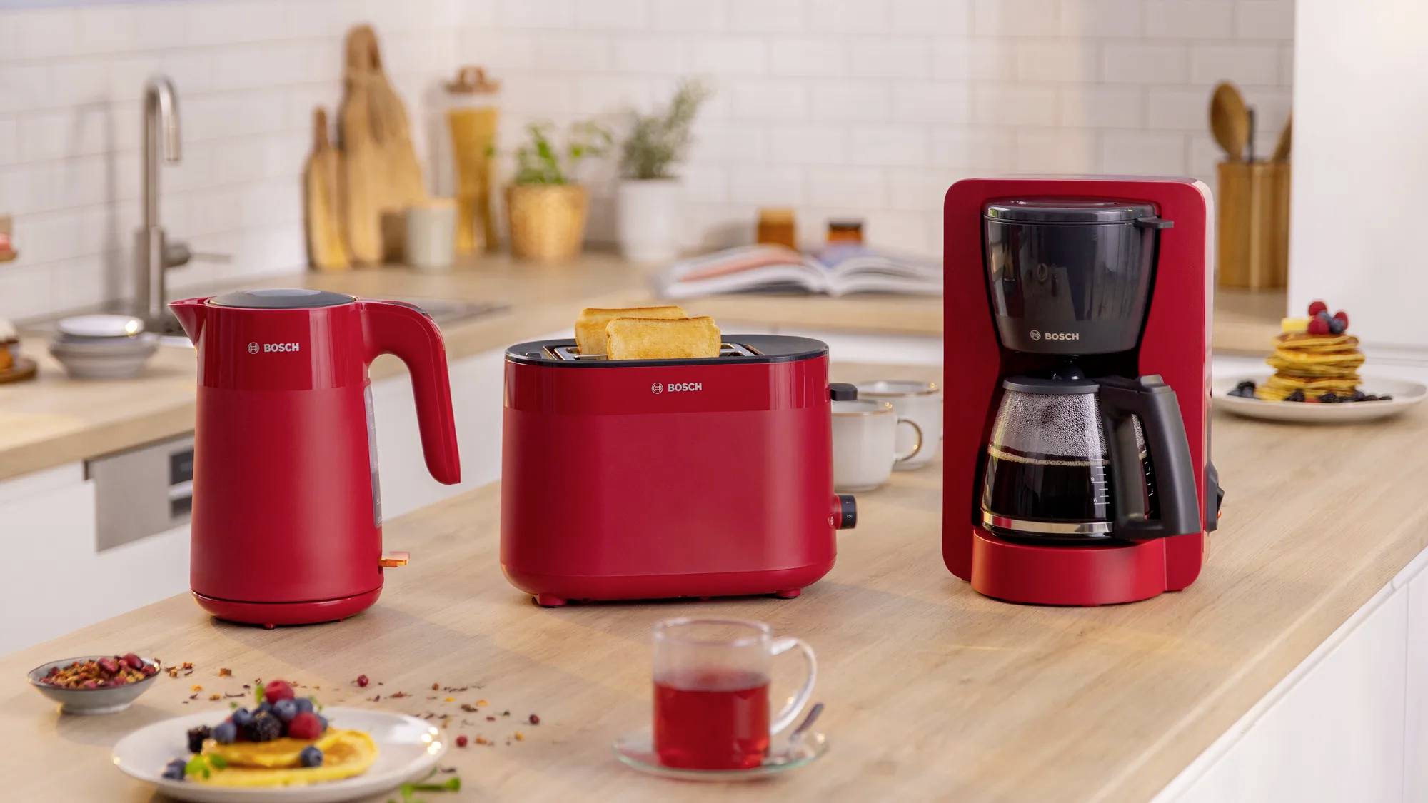 Bosch Kompakt Toaster MyMoment, rot Kenyérpirító Piros-6