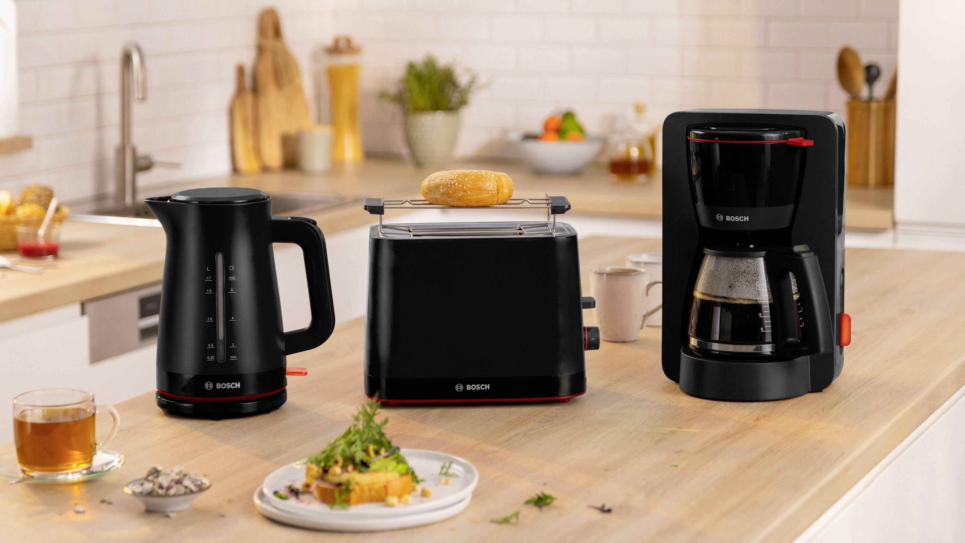 Bosch Kompakt Toaster MyMoment, schwarz Kenyérpirító Fekete-2