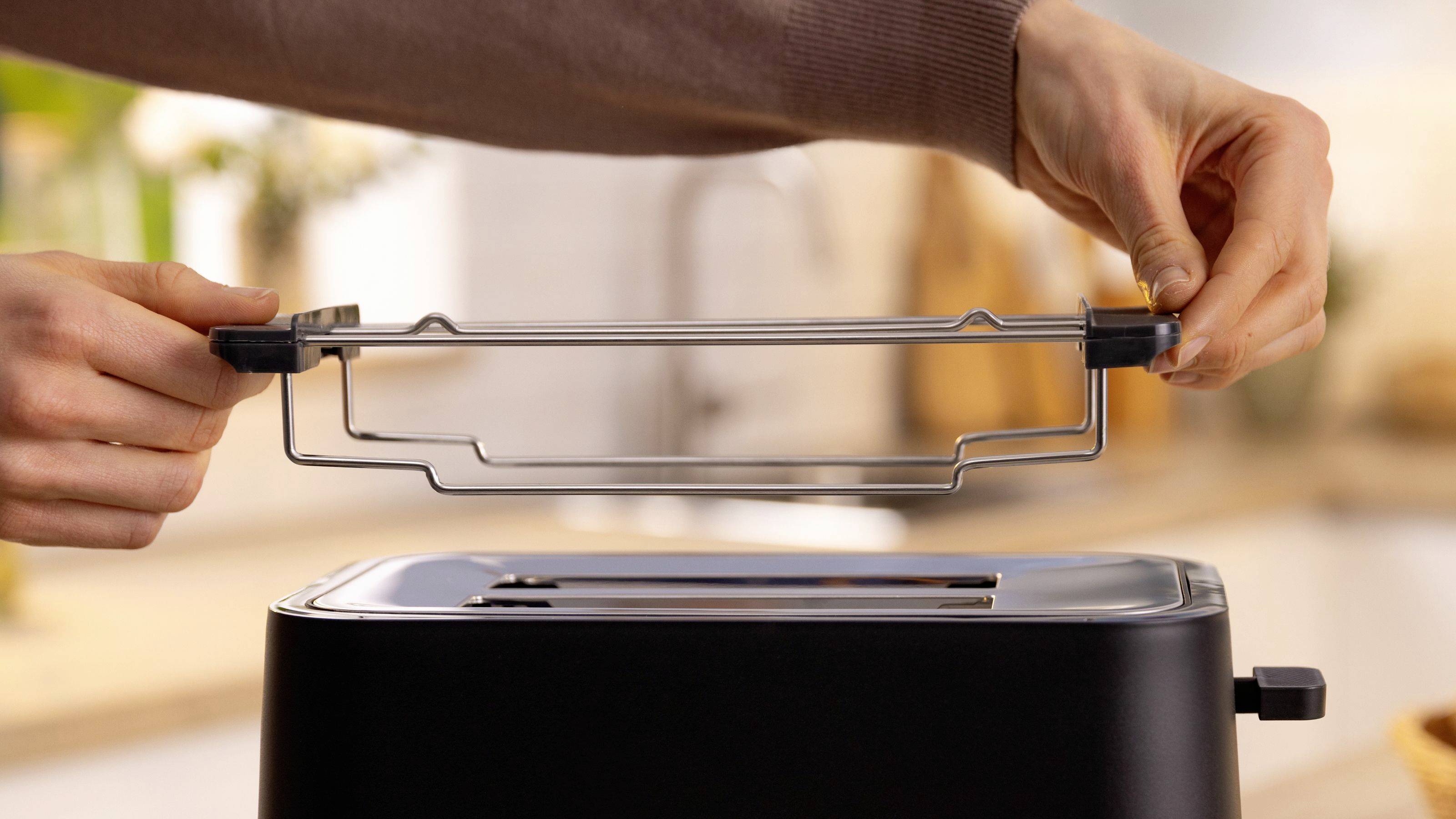 Bosch Kompakt Toaster MyMoment, schwarz Kenyérpirító Fekete-4