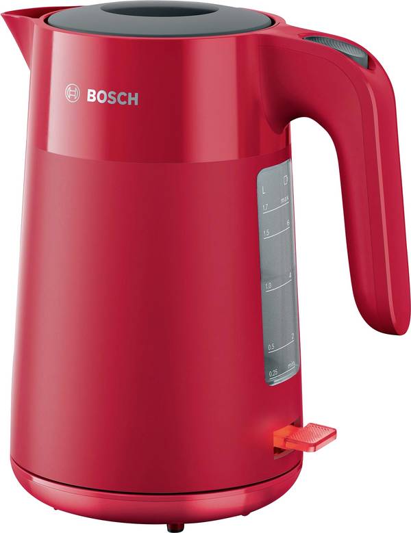 Bosch 1,7L MyMoment, rot Vízforraló Túlhevülés elleni védelem Piros Tartalom: 1.7 l