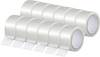 TOOLCRAFT 2xTO-10187127 Csomagolószalag Átlátszó (H x Sz) 66 m x 50 mm 12 db