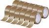 TOOLCRAFT 2xTO-10187040 Csomagolószalag Barna (H x Sz) 66 m x 50 mm 12 db