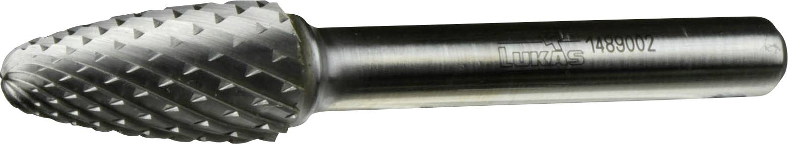 LUKAS-ERZETT A10101020606 Kerek élű maró Keményfém Kerek ív Hossz 40 mm Átmérő 10 mm Munkahossz 20 mm Szár átmérő 6 mm