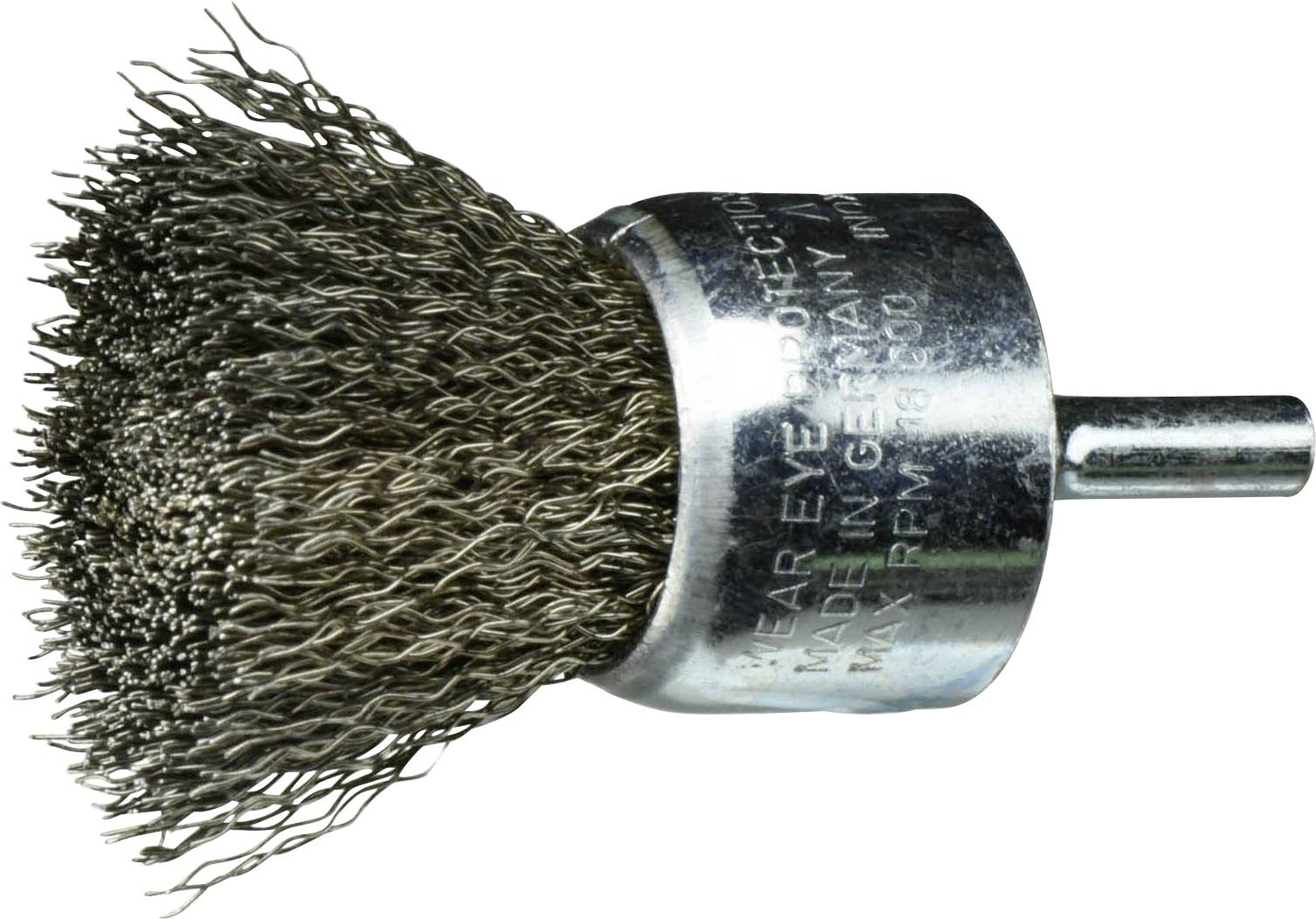 LUKAS-ERZETT BPVW drótkefe rozsdamentes acélhoz 30x25 mm egyenes csiszolókhoz, hullámosított BPVW 03025 S6 VA A351102806 10 db