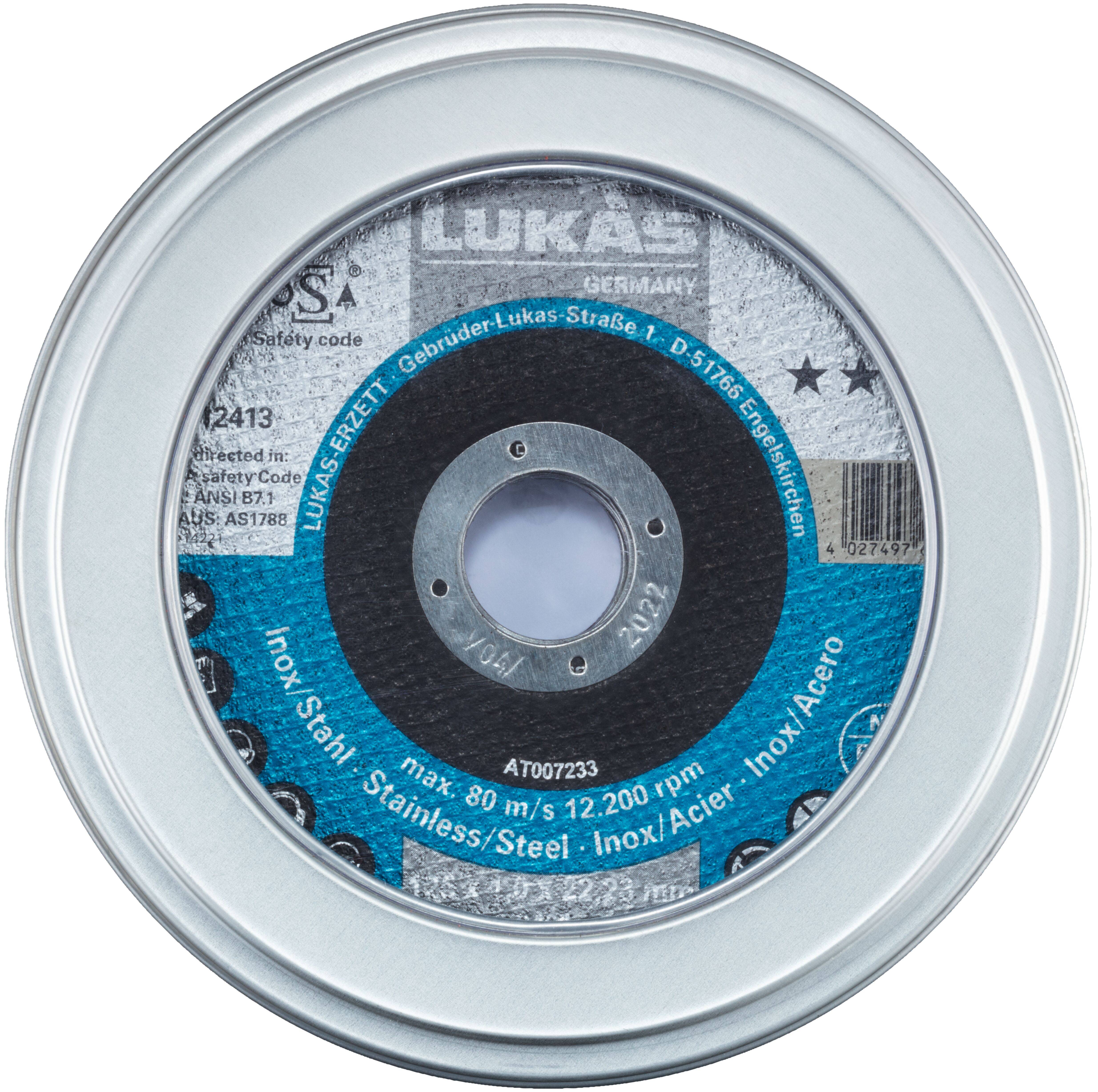 LUKAS-ERZETT T41 115 AT007231V9807010 Vágótárcsa készlet 115 mm 10 db