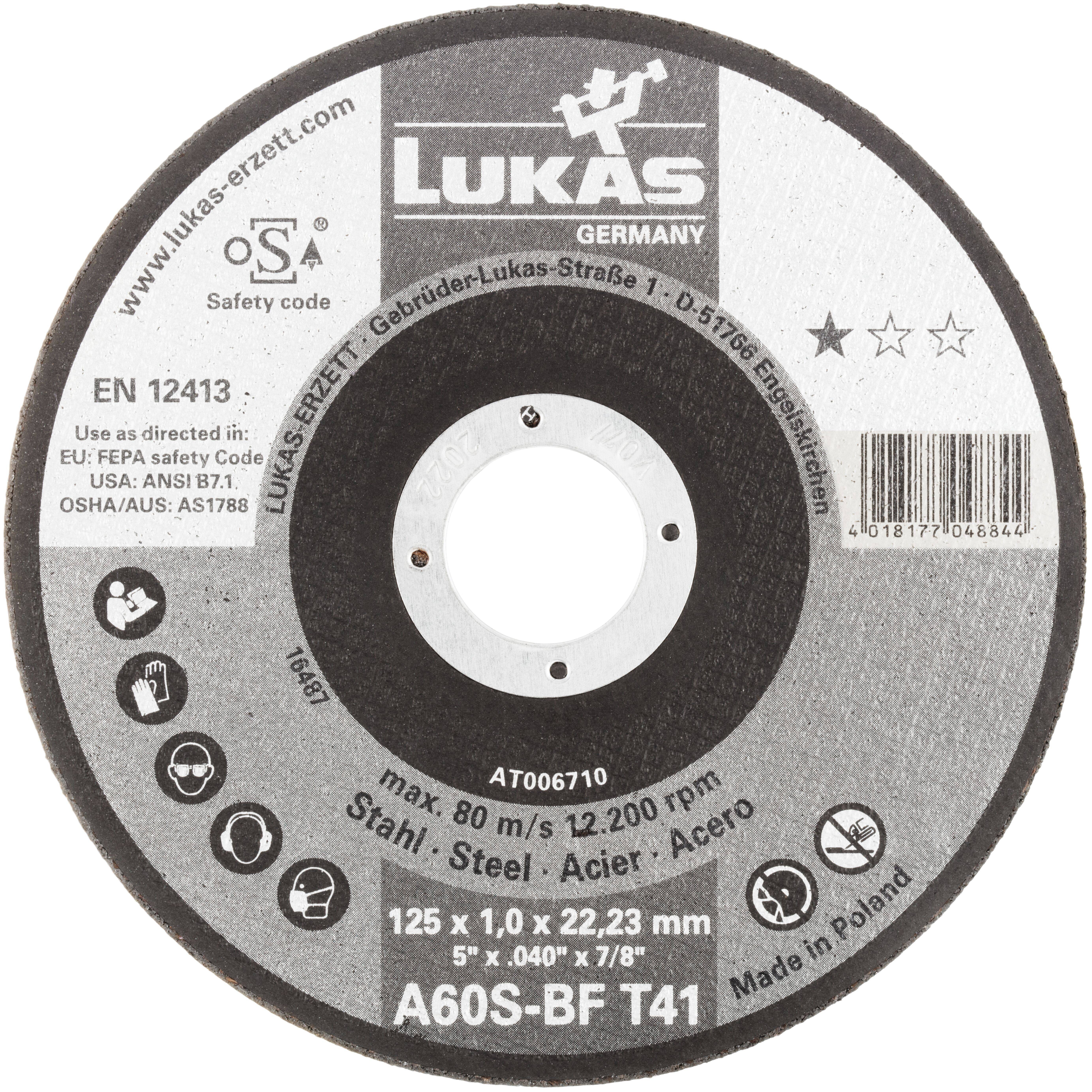 LUKAS-ERZETT T41 400x3,2x25,40 A36S-BF AT010030 Vágótárcsa készlet 400 mm 5 db