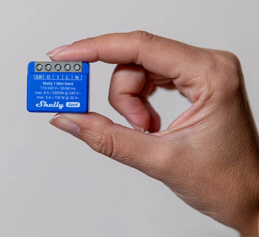 Shelly 1 Mini Gen4 Vezeték nélküli kapcsoló Wi-Fi-2