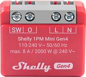 Shelly 1PM Mini Gen4 Vezeték nélküli kapcsoló Wi-Fi