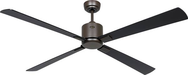 CasaFan ECO NEO III 152 BZ-SW/TK WiFi Flügel Schwarz/Teak Mennyezeti ventilátor  27 W (Ø x Ma) 152 cm x 360 mm Bronz Távirányítóval, Időzítő, Téli üzemmód, App vezérlés