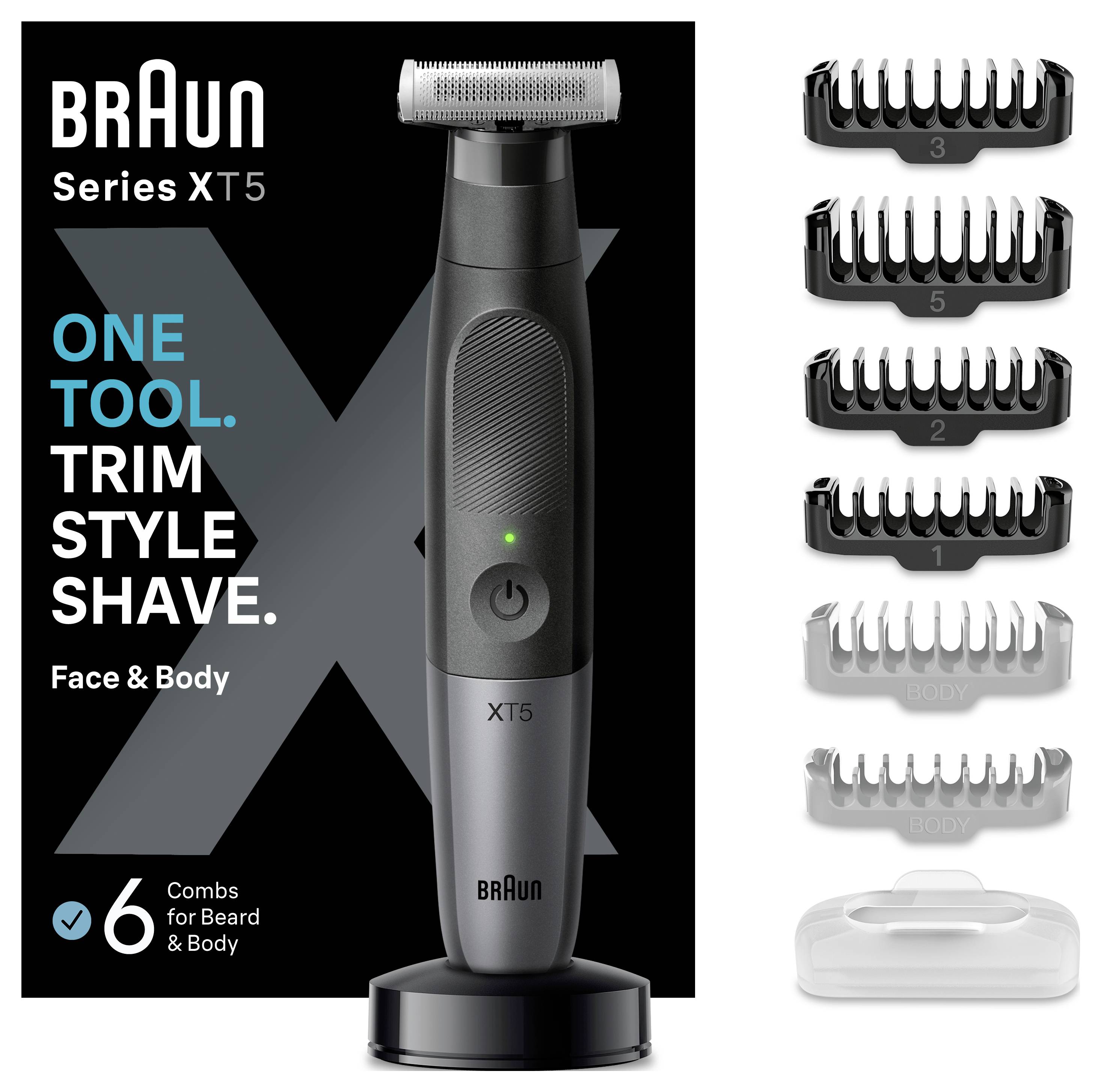 Braun XT5300 80712350 Fólia borotva Fekete-2