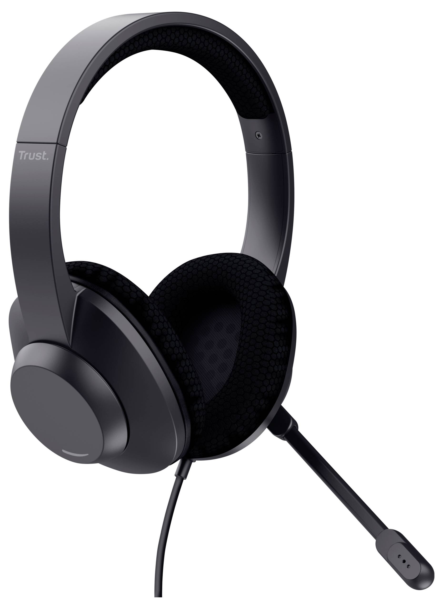 Trust Trust Ayda Max - Headset - On-Ear - kabelgebunden Fejhallgató audiochip Vezetékes Fekete Noise Cancelling-1