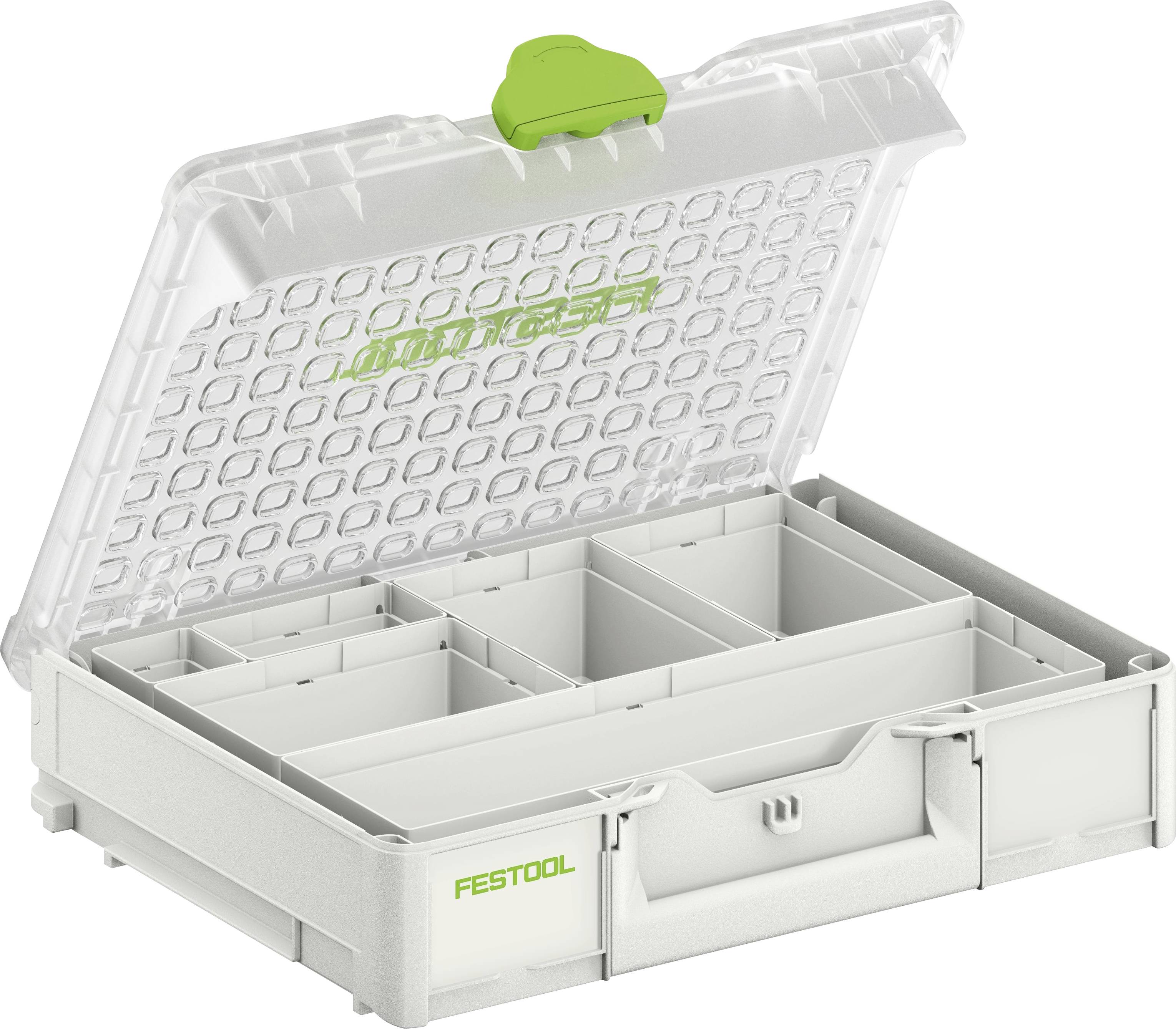 Festool Organizer SYS3 ORG M 89 6xESB 204854 Szállító doboz (H x Sz x Ma) 396 x 296 x 89 mm