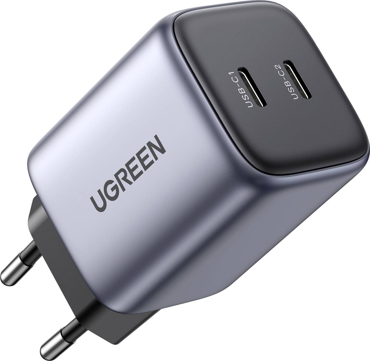 UGREEN Nexode Töltőadapter 45 W USB-C® alj, USB-C® alj Power Delivery Fekete, Szürke Beltér