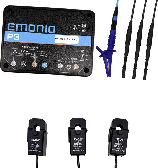 Emonio P3 80A Energiafogyasztás mérő készlet