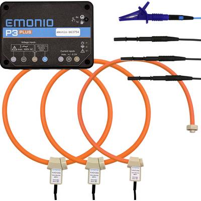 A Emonio P3 Plus energiamérő feszültségbemenetekkel és áramhurkokkal rendelkezik. Csatlakozókkal van ellátva az elektromos fogyasztás hatékony nyomon követéséhez.