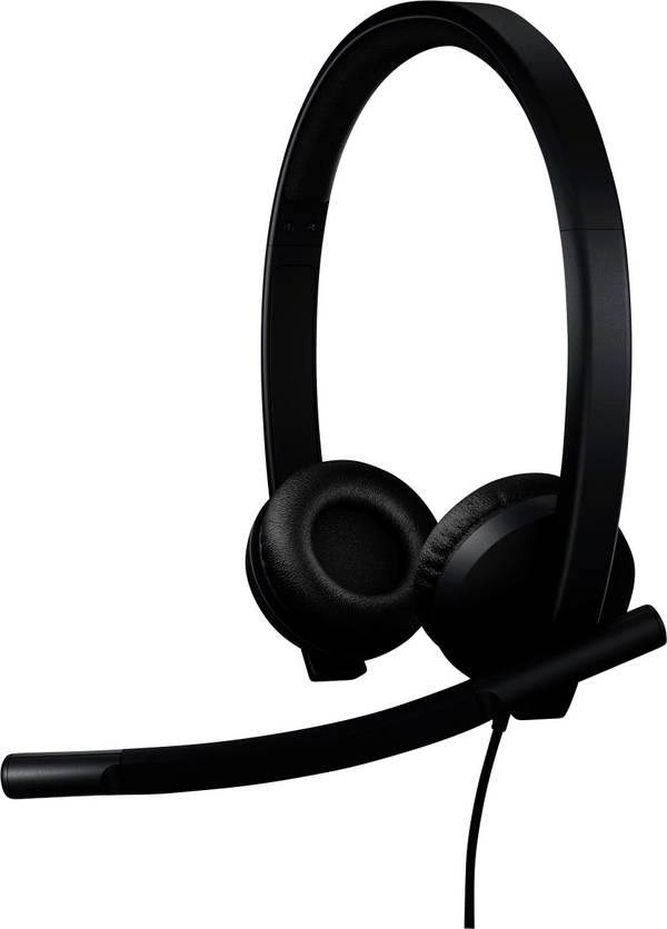 Logitech H570e  On Ear headset Vezetékes  Fekete   HiFi