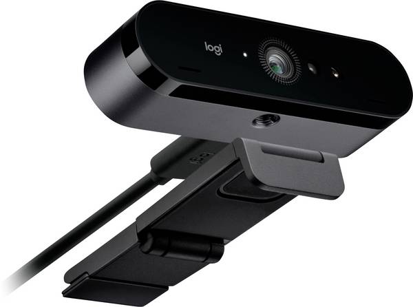 Logitech Brio 4K webkamera 4096 x 2160 Pixel Csíptetős tartó