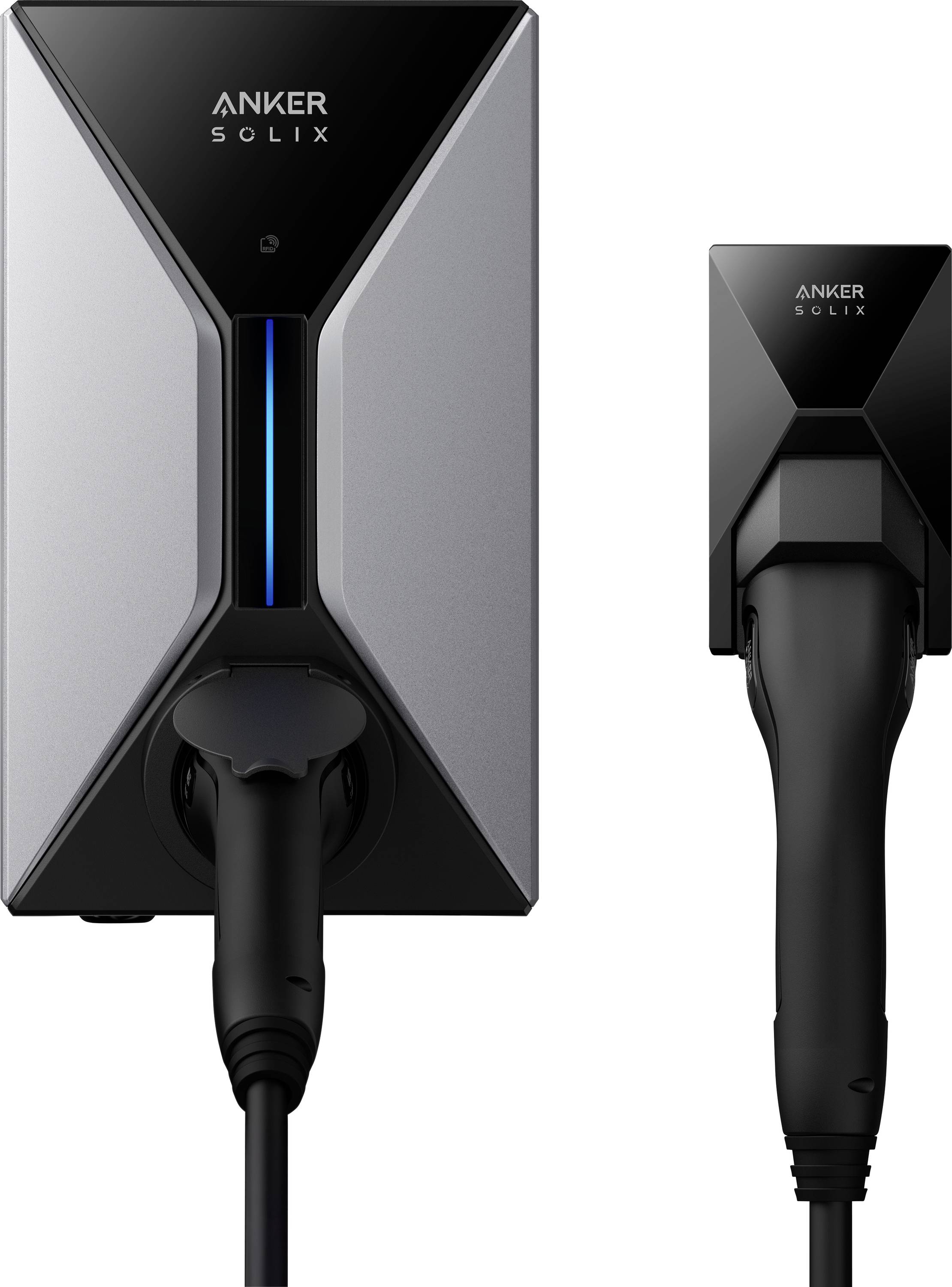 Anker Anker SOLIX V1 Smart EV Charger 11KW SOC Fali doboz 2. típus 16 A 11 kW app, RFID