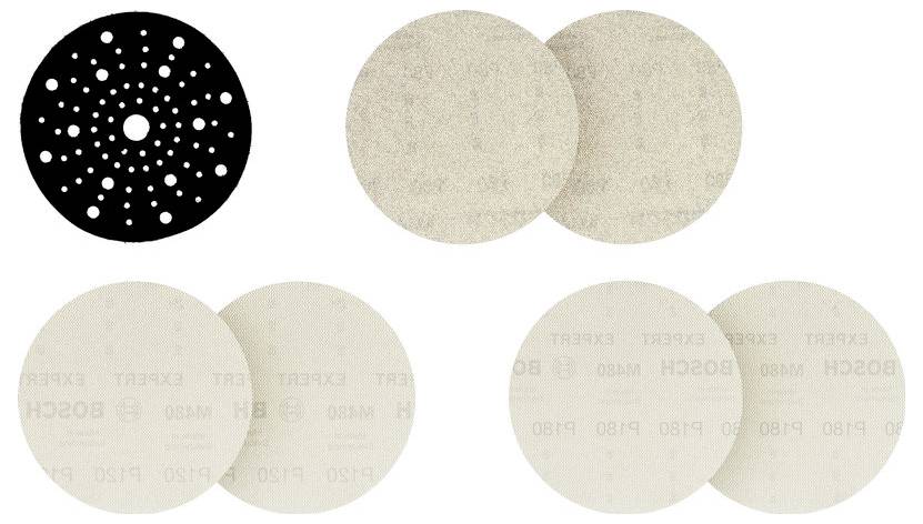 Bosch Accessories 2608902481 2608902481 Csiszolóháló excenter csiszolóhoz (Ø x H) 150 mm x 150 mm 1 készlet