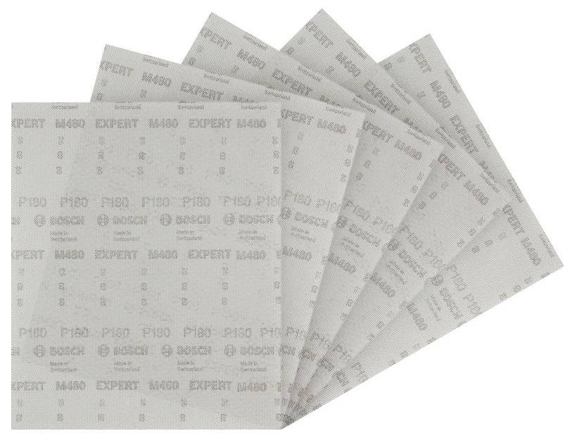 Bosch Accessories 2608902507 2608902507 Csiszolóháló rezgő csiszolóhoz Szemcsézet 180 5 db