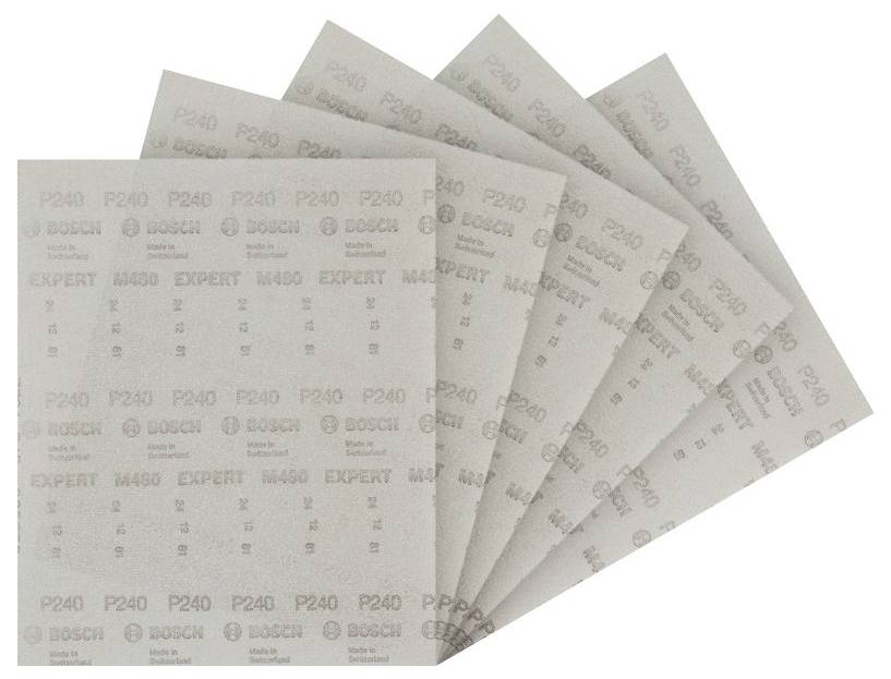 Bosch Accessories 2608902508 2608902508 Csiszolóháló rezgő csiszolóhoz Szemcsézet 240 5 db