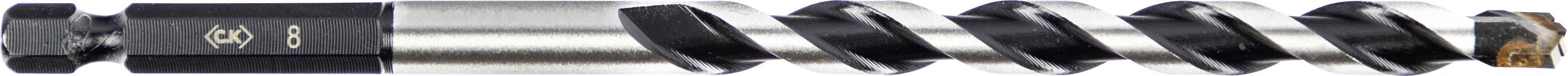 C.K T3114 0815 Keményfém Többcélú fúró 8 mm Teljes hossz 150 mm Hatlap szár 1 db