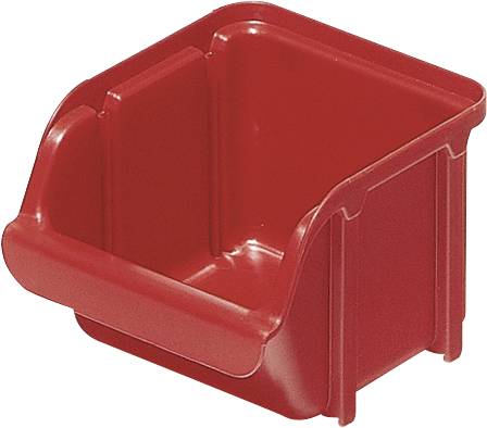 Nyitott tárolódobozok Piros raaco 106184 1 db