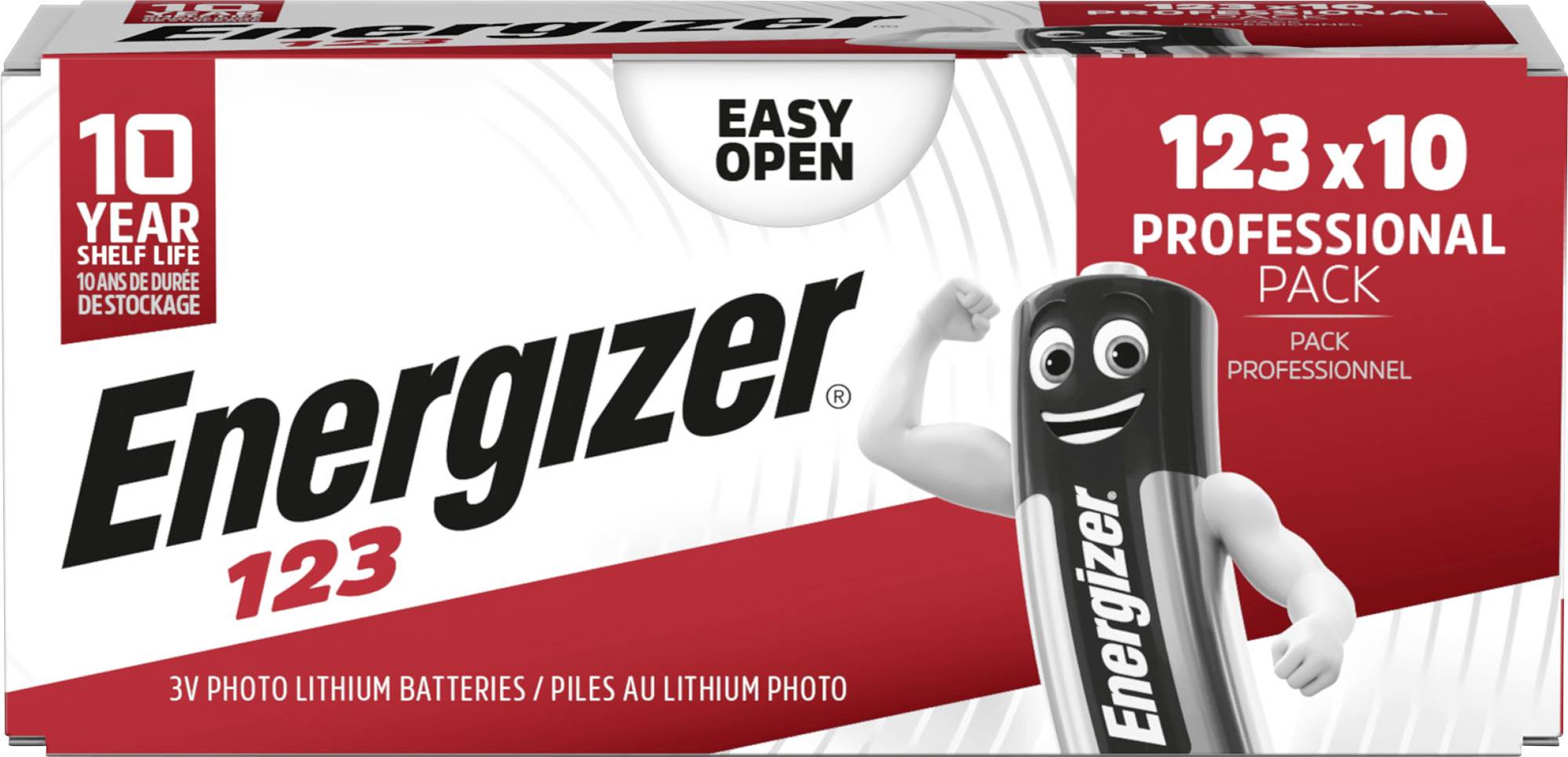 Energizer CR 123 Fotóelem Lítium 10 db