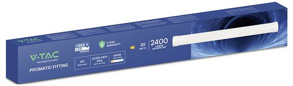 V-TAC SMD LED EEK: E (A - G) LED 20 W = 2400 W Fehér (Ø x Ma) 566 mm x 24 mm 1 db