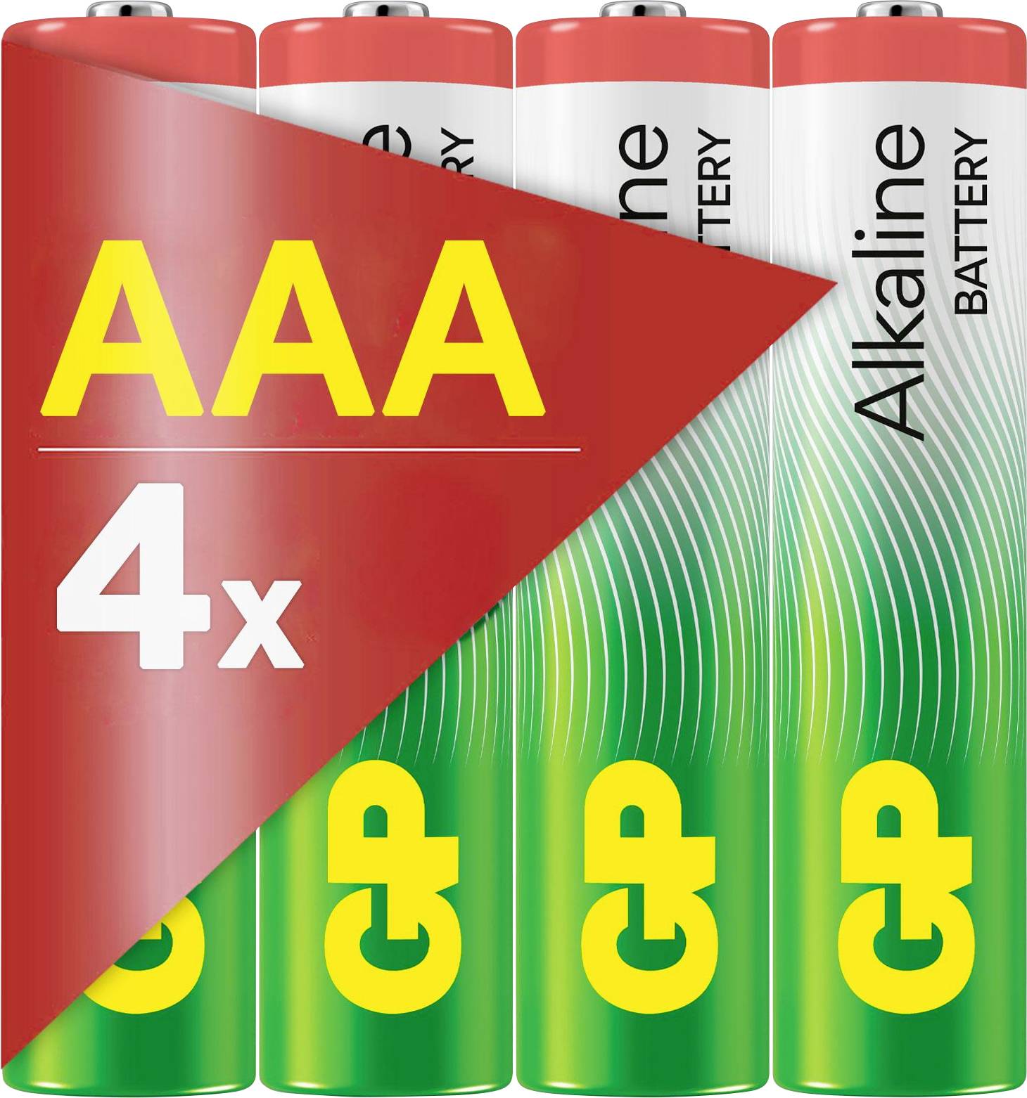 GP AAA Batterie GP Alkaline 1,5V 4 Stück Mikroelem 1.5 V 4 db