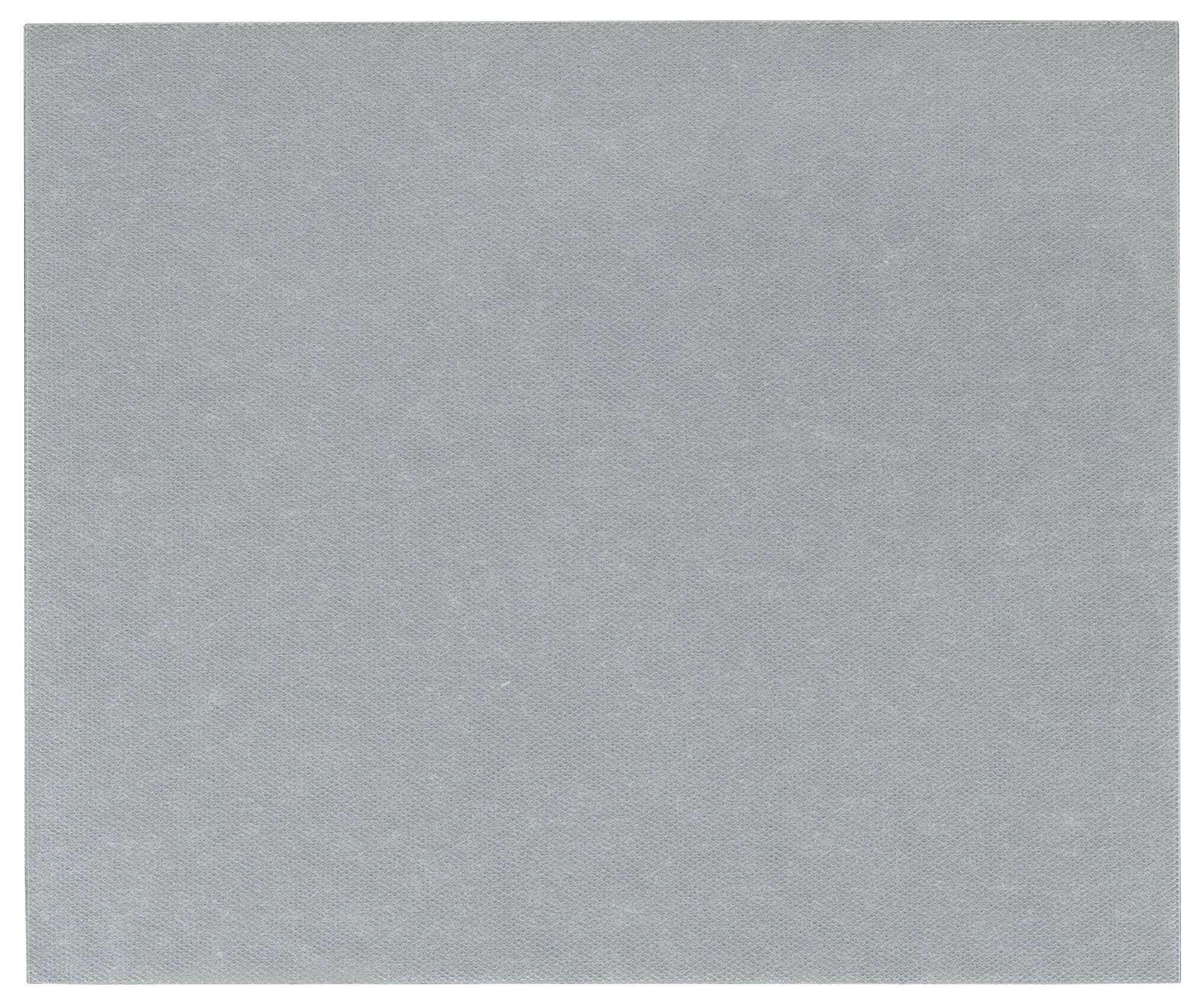 Egy egyszínű, texturált négyzet tompa szürke színben, amely egységes és konzisztens a felületén.