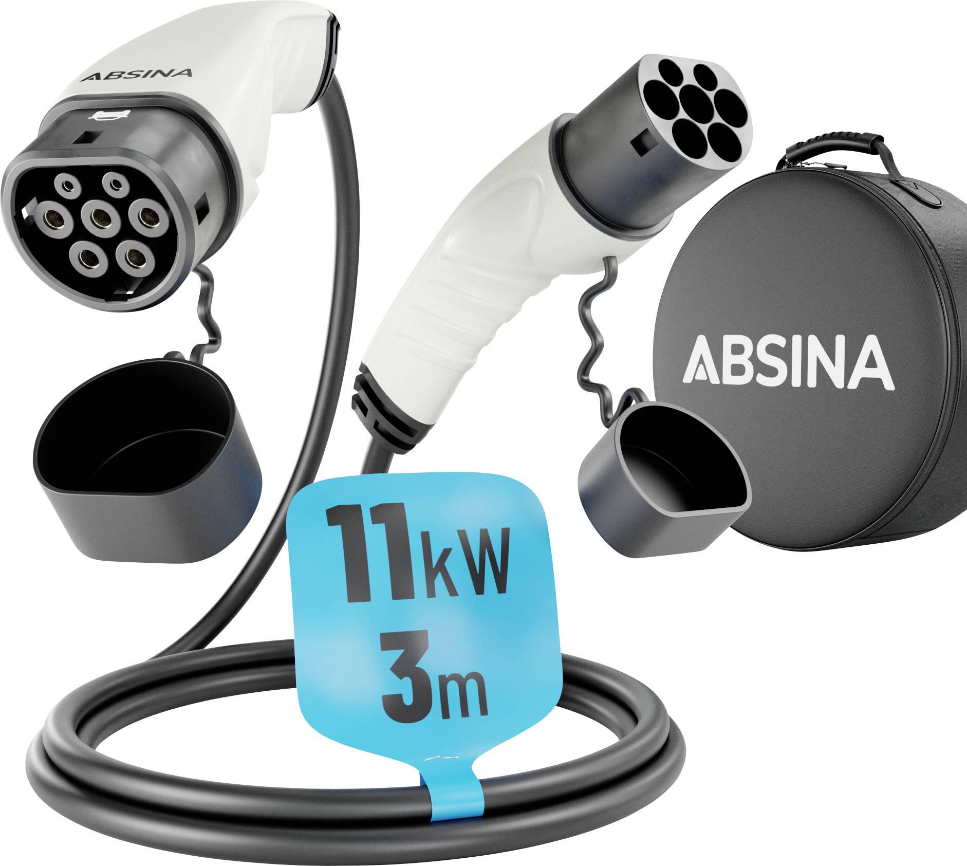 Absina 52-231-1004 eMobility töltőkábel 3 m