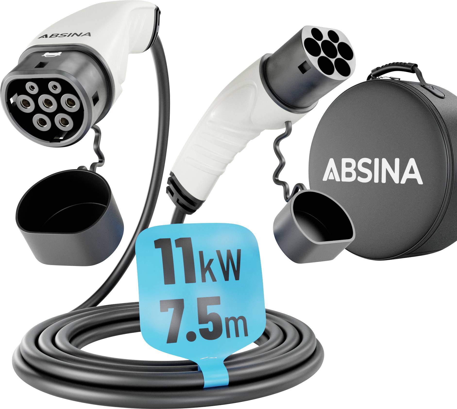 Absina 52-231-1005 eMobility töltőkábel 7.5 m