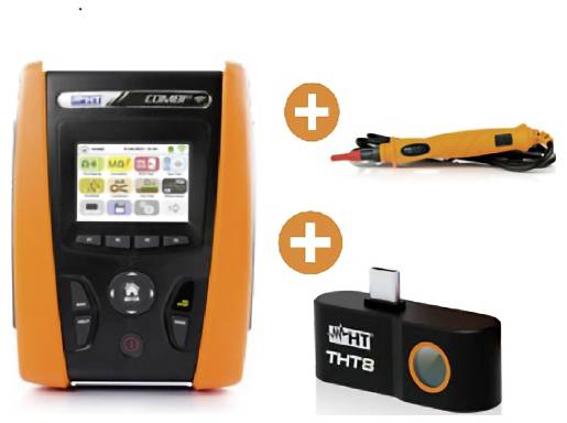 HT Instruments COMBI G3 KIT-VISION Telepítés teszter készlet VDE szabvány 0413