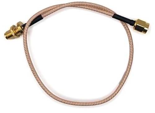 Mueller Electric BU-4150031012 Koaxiális vezeték SMA alj SMA dugó 0.3 m Átlátszó 1 db