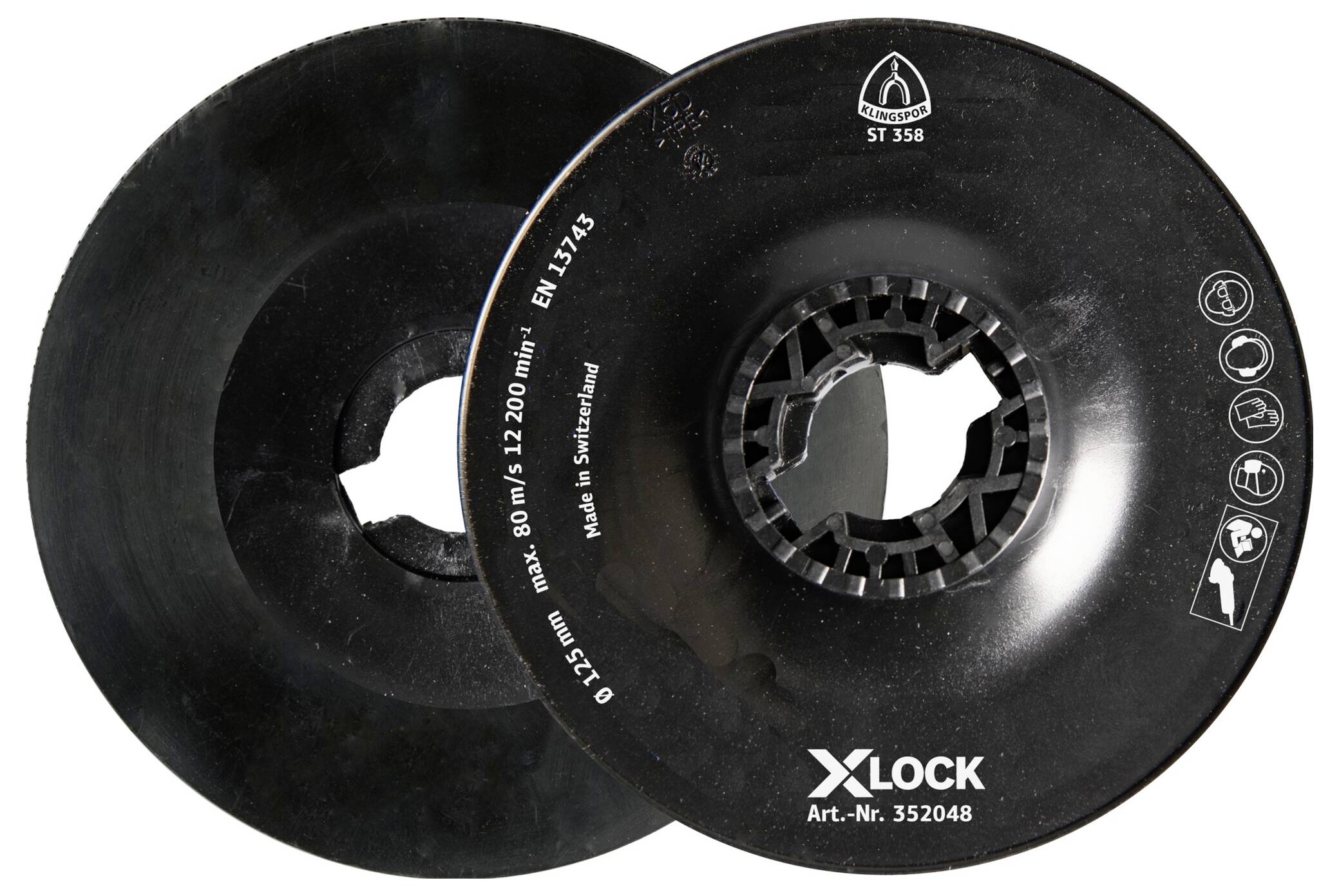 Klingspor 352049 ST 358 FI alátétlap, 115 mm X-LOCK Ø 115 mm