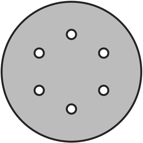 Jelkép a következő weboldalon Klingspor 146946 Csiszolókorong Ø 150 mm Szemcsézet=80 100 db