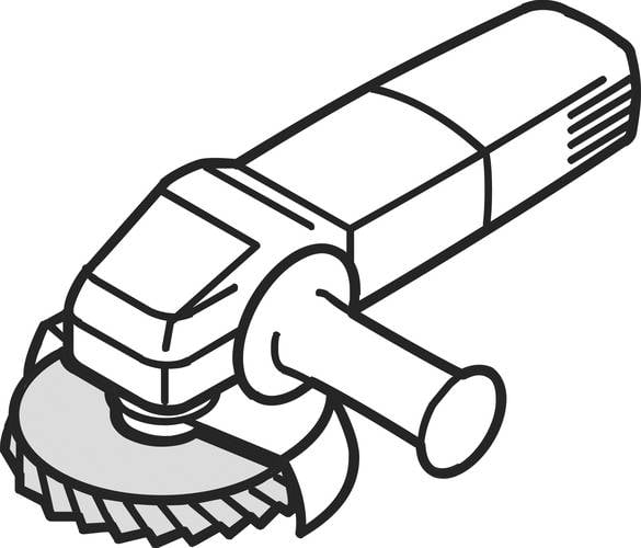 Jelkép a következő weboldalon Klingspor 321657 SMT 325 csiszolólap, 115 x 22,23 mm, 80-as szemcseméretű, egyenes Ø 115 mm 10 db