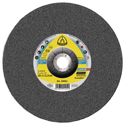Klingspor A 24 R/36 Special 60061 Vágótárcsa, hajlított 230 mm 25 db Nemesacél-0