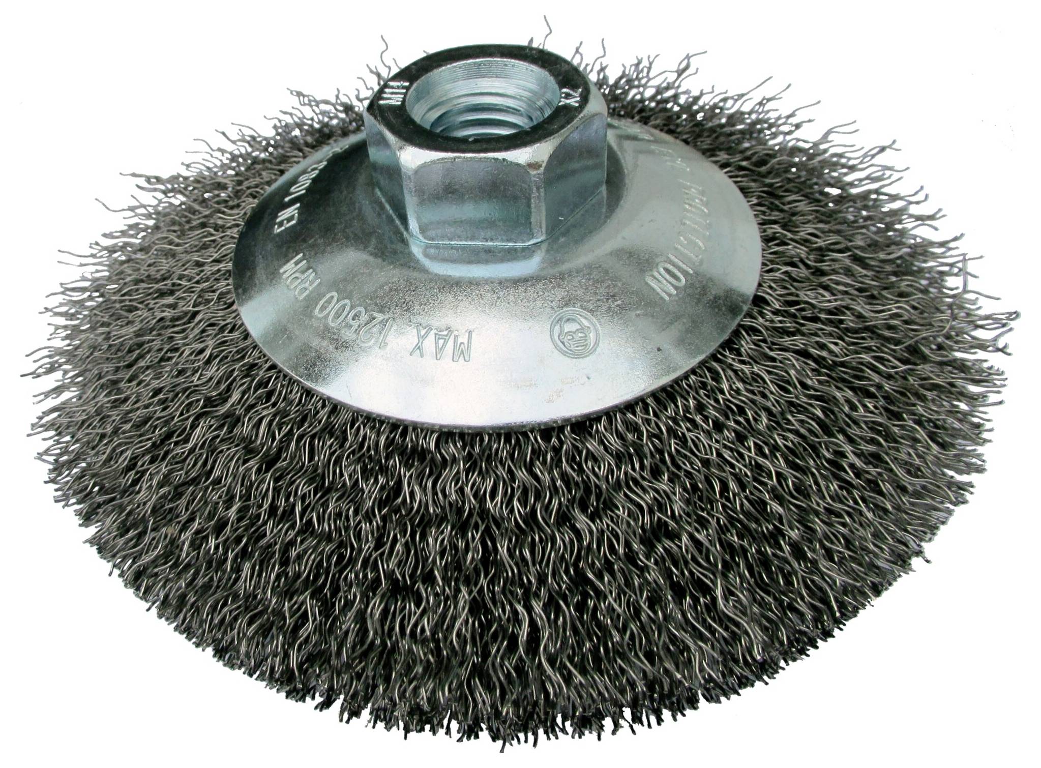 Klingspor BK 600 W kúpos kefe, 115 mm-es menettel, M 14 0,3 acél BK 600 W 364822 1 db