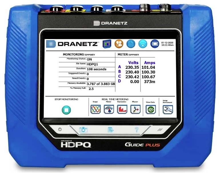 Camille Bauer HDPQ® GUIDE PLUS hálózat analizáló készülék