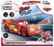 Épít és játssz Lightning McQueen játéktároló, amelyen egy piros versenyautó látható '95' és 'Vroom!' felirattal. Fény- és hangeffektusokkal rendelkezik, 19 darabos készlet, 4 éves kor felett ajánlott.