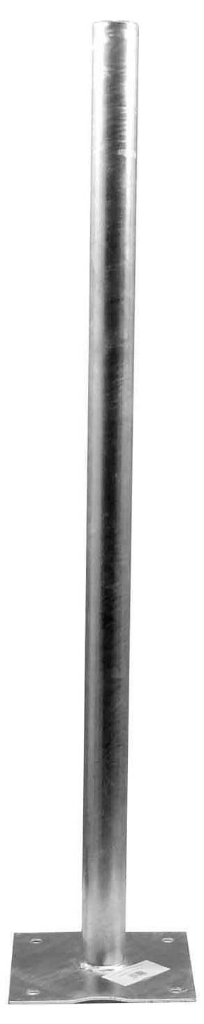 „Egy lapos négyzetes alapra szerelt fémes rúd, amelyet gyakran támasztékként vagy szerkezeti célokra használnak."