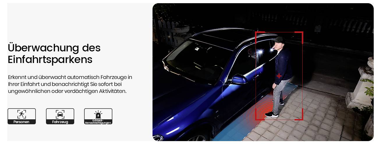 A behajtási terület parkolásának megfigyelése