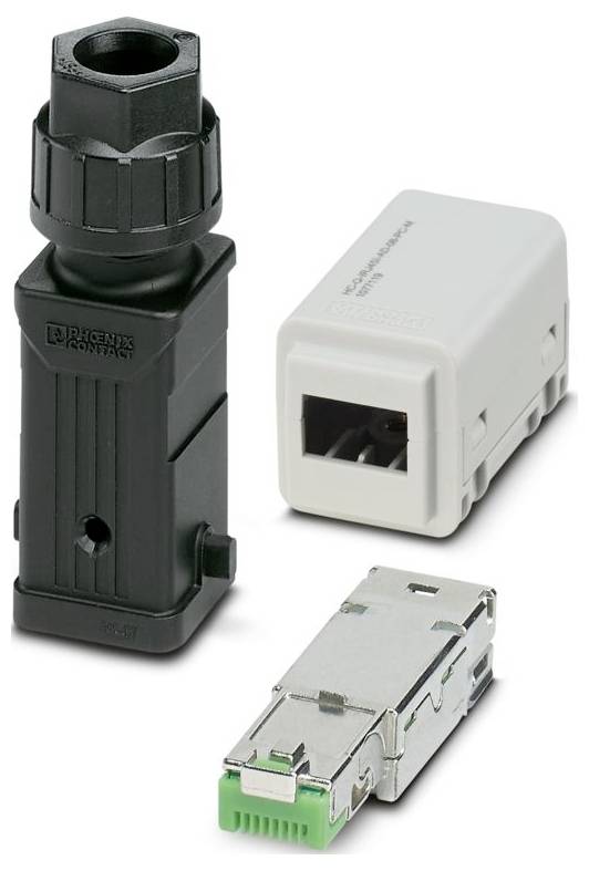 Phoenix Contact 1249555 Csatlakozó készlet RJ45 dugó betét Össz pólusszám: 8 1 db darab-0
