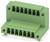 'Zöld terminálblokk több csatlakozási porttal, elektromos és elektronikus áramköri csatlakoztatásokhoz használható.'